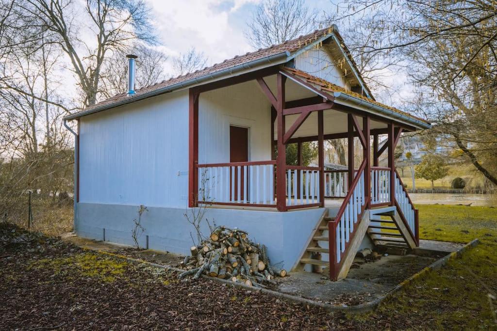 Le Chalet Du Bout Du Monde, En Bord De Riviere ! Grez-sur-Loing Extérieur photo